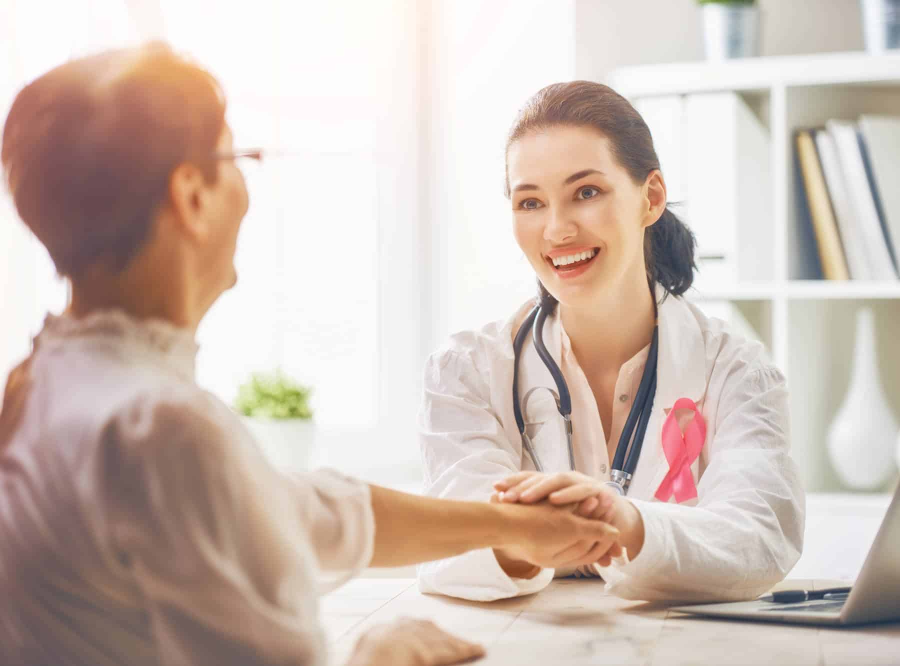 Nurse with patient